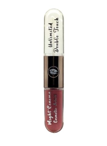 مايت سينما روج دبل سائل وملمع بني 206 - Might Cinema Double Liquid Lipstick with Gloss Brown 206