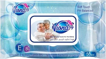 فيونا مناديل استحمام علبة 50 قطعة - Viona Bath Tissues Box 50 pc