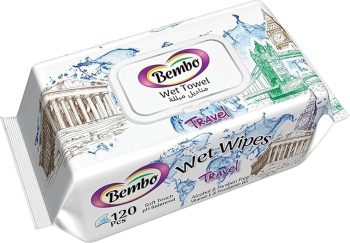 بيمبو مناديل مبللة 120 منديل - Bembo Wet Wipes 120 Tissues