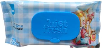 فريش مناديل مبللة 72 منديل - Fresh Wet Wipes 72 Tissues