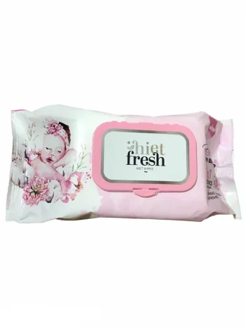 فريش مناديل مبللة 120 منديل - Fresh Wet Wipes 120 Tissues