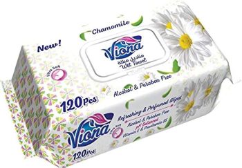 فيونا مناديل مبللة اصلي 120 منديل - Viona Original Wet Wipes 120 Tissues