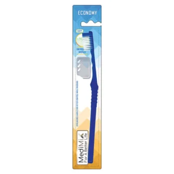 ميدي ميكس فرش اسنان للكبار بغطاء بالدستة - Medimix Toothbrush Adult With Cover Set