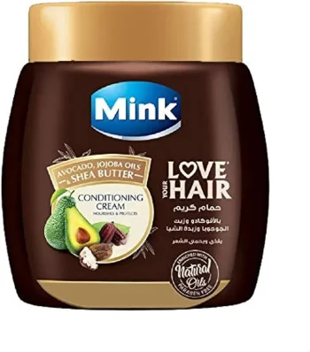 مينك حمام كريم أفوكادو بني 800 جم - Mink Hair Mask Avocado Brown 800 g
