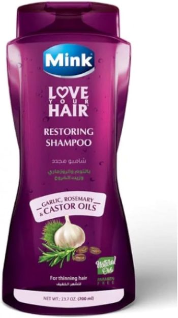 مينك شامبو بالثوم 700 مل - Mink Shampoo Garlic 700 ml