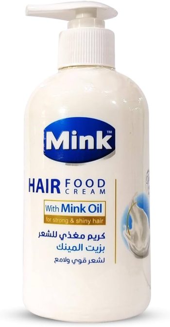 مينك كريم هير فود بخاخ أبيض 350 مل - Mink Hair Food Spray White 350 ml
