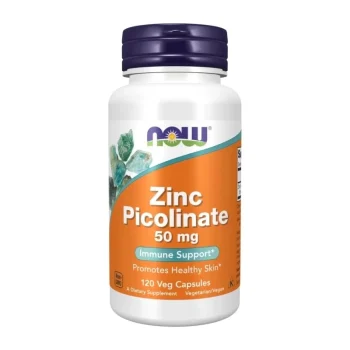 ناو سبيرولينا زنك بيكولينات مكمل غذائي 50 مجم 120 كبسولة - Now Spirulina Zinc Picolinate Dietary Supplement 50 mg 120 Capsules