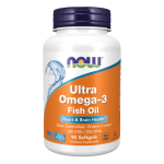 ناو سبيرولينا زيت سمك أوميجا ثري الترا 90 كبسولة - Now Spirulina Ultra Omega 3 Fish Oil 90 Capsules