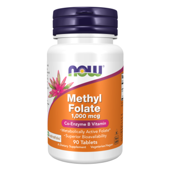 ناو سبيرولينا ميثيل فولات مكمل غذائي 1000 ميكروغرام 90 قرص - Now Spirulina Methyl Folate Dietary Supplement 1000 mcg 90 Tablets