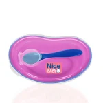 نايس بيبي طبق بملعقة - Nice Baby Plate With Spoon