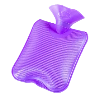 نايس بيبي قربة مياه بجراب بنفسجي 2 لتر - Nice Baby Hot Water Bottle With Cover Purple 2 Liter