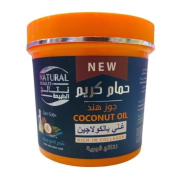 نتائج الطبيعة حمام كريم جوز الهند 750 جم - Natural Results Hair Mask Coconut 750 g