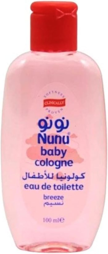 نونو كولونيا أطفال نسيم بدون كحول 100 مل - Nunu Baby Cologne Naseem Alcohol Free 100 ml