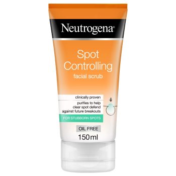 نيتروجينا مقشر وجه سبوت كنترول 150 مل - Neutrogena Spot Control Face Scrub 150 ml