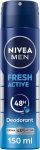 نيفيا سبراي رجالي فريش أكتيف 150 مل - Nivea Men Spray Fresh Active 150 ml