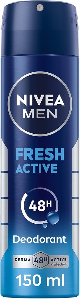 نيفيا سبراي رجالي فريش أكتيف 150 مل - Nivea Men Spray Fresh Active 150 ml