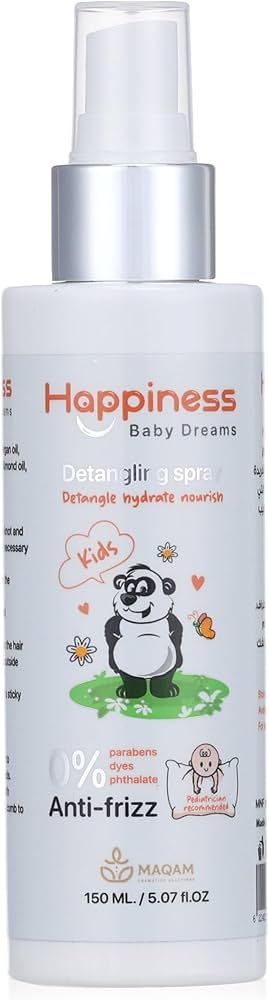هابينس سبراي فك تشابك للأطفال 150 مل - Happiness Detangling Spray For Kids 150 ml