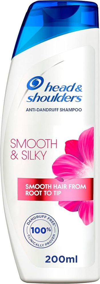 هيد اند شولدرز شامبو انسيابي وحريري 200 مل - Head & Shoulders Smooth And Silky Shampoo 200 ml