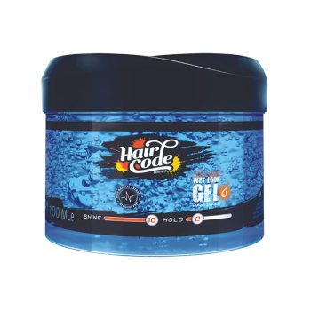 هيركود جل شعر برطمان أزرق صغير 100 مل - Hair Code Hair Gel Blue Jar Small 100 ml